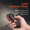 HILDA 50/100/120M Laser Rangefinder Red/Green Light Laser Distance Digital Tape Rechargeable and Measurable Angle Laser Measure