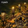 6/12 Pack 4x4 Solar Post Lights Outdoor, 40 LEDs 30 Lumens Fence Post Solar Lights Outdoor with 3 Modes