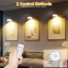 LED Light Magnetic Spotlight Rechargeable Wall Light Wireless Picture Light No Punch Reading Light Bedroom Bedside Light