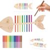 Montessori Fish Bone Matching Toy Color Classification and Sensory Matching Game Puzzle Toy for Children Aged 3 and Over