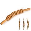 1 Pcs Wooden Massage Roller Tool, Manual Wooden Massager, Wood Back Massage Roller for Neck Leg Back Deep Tissue Muscle Massage