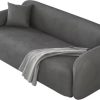 Brittany 82 Inch Futon Sofa Bed, Upholstered Couch Sleeper with Tufted Back, Mid-Century Modern