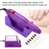 SAVILAND Rechargeable UV LED Nail Lamp with Magnetic Stand LCD Screen Timer Modes Portable Mini Nail Dryer Gel Nails Light