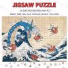Gyarados Pokemon Monster Jigsaw Puzzles Cartoon Toys 108/200/300/500/1000 Pieces Pikachu Ukiyo-e Anime Landscape Print Puzzle