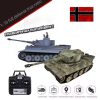 Henglong 3818-1 Tiger RC Tank Model World War II German Tiger I Heavy Tank Crawler Metal 1:16 Simulation Remote Control Car Toy