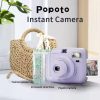 Retro Instant Printing Camera Ribbon Woven Bag And Photo Paper Set Easy to Carry Design Instant Camera Children's Birthday Gift