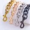 Adjustable Purse Chain Straps 47 inch Metal Bag Strap Purse Chain, Replacement for Shoulder Crossbody Bag Handbag Straps