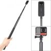 Selfie Stick Tripod with Detachable Bluetooth Remote, 360° Rotation,Extendable Pole, Fill Light Option, for iPhone Android Phone