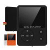 Mini MP3/MP4 Player Bluetooth Digital Display Screen Walkman With Memory TF Cards Radio Build-in Speaker Music Player