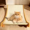 Outdoor Cat House, Catio Wooden Feral Cat Shelter, Cats Cage with Platforms, Large Enter Door, Wooden Cat Cage Condo
