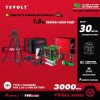 Laser Level Multipurpose Line Laser Leveler Tool Cross Line Lasers With 8FT 2.5M Standard Measure Tape and Metric Rulers