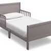 Kids Wood Montessori Floor Bed with Rails Stunning House Design Bedside Drawers Window USB Port Full Size Durable Pine Frame