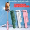 MEUYAG  Wireless Selfie Stick With light for phone Tripod with Bluetooth Remote, Portables Foldable Stand for Shooting Record