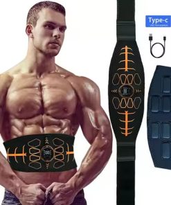 EMS Muscle Stimulator Massage ABS Abdominal Trainer Belt Slimming Massager Unisex Body Belly Weight Loss Body Shaping Fitness