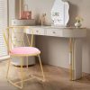 Rocking Chair Nursery, Modern Upholstered Nursery Rocking Chairs with Cozy Cushion, Large Round Saucer Sofa Chair