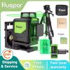 Lfine 4D 16 Lines Professional Laser Level with 39.37 Inch (1M)Tripod Green Laser Lines 360° Self-leveling 16 Lines Nivel Laser