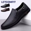 BHKH Male Sneakers Autumn/Winter traf Leather Men Casual Shoes Business Work Office Lace-up Dress shoes For Men Size47