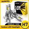 1/2/4/8PCs H7 Led Headlight Bulb Kit Car Fog Light Bulbs 12V 55W High Power Auto Fog Lamp 6000K Headlamp h7 super bright Bulbs