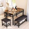 Dining Chair Square High Kitchen Stool Auxiliary Rustic Chairs Economic Benches Tabouret Design Wooden TaburetevStackable