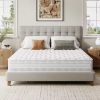 Hcore Mattress Topper, 5-Zone Memory Foam Mattress Topper, Cooling Gel Mattress Topper, Topper for Pressure Relieve, Blue