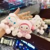 Anime Dress Bear Sanrio My Melody Cinnamoroll Juguetes De Peluche Ornaments Cute Pink Decortoy Doll Keychain Cinnamoroll Anime