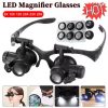 72LED 8X/10X NEW Illuminated Magnifier USB 3 Colors LED Magnifying Glass for Soldering Iron Repair/Table Lamp/Skincare Beauty
