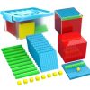 Children Decimal Math Cube Demonstrator Learning Toys Parish 3D Digital Math Cube Model Teaching Aids Logical Thinking Training
