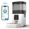 Automatic Cat Lover Gift And Cat Mom Love Feeder With App Control, Timed Cat Lover Gift And Cat Mom Love Food Dispenser With 1-1