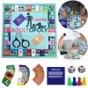Adultopoly Board Game Couple Adult Opoly Board Game Relationship Card Game Portable Couple Game Valentines Gifts for Him Her