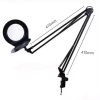 30X 60X Slide Out Jewelry Magnifier LED Light Illuminated Magnifying Glass UV Handheld Loupe Lens For Diamonds Gems Coins Stamp