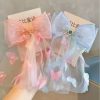 Super fairy pearl yarn super large bow girl hair clip, large bow girl ribbon hair clip, high-end children's hair accessories