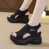 Summer Women Pumps Sandals PVC Jelly Slippers Open Toe High Heels Women Transparent Perspex Slippers Shoes Heel Clear Sandals