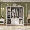 69" Portable Clothes Closet Wardrobe Storage Organizer with Non-Woven Fabric Quick and Easy to Assemble Extra Strong and Durable