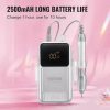 YIKOOLIN Convenient Handheld Nail Dryer Lamp UV/LED Nail Curing All Gel Polish Nail Art Tool USB Rechargeabl Quick Dry Nail Lamp