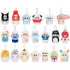 Kawaii Keychain Pendant Cartoon Mofusand Shark Cat Cross-Dressing  doll Backpack Decor Toys