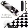 Children Skateboard Four Wheel Skate Board Kid Scooter Longboard Pulley Wheel Double Rocker Maple Skateboard Alloy Roller Board