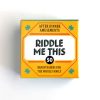 Board game Puzzle cards for guessing with a partner - After dinner entertainment card game you do puzzles