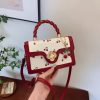 Women Small SquareCrossbody Bags New Simple and Versatile Casual Handbag Fashion Popular Girls Felt Shoulder Messenger Bags