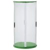 50''H Metal Large Ferret Cage, Rolling Chinchilla Cage with Removable Ramps& Double Door, Critter Nation with Locker
