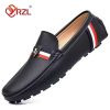 CLOHOO Men's Business Casual Shoes Handmade Layered Cowhide Rubber Bottom Leather Footwear for Office And Leisure