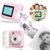 1080P Kids Instant Camera with Print Photo Paper Video Digital Camera USB Charging Christmas Birthday Gifts for 3-12 Years