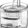 2L fully stainless steel pet water dispenser Automatic cat water fountain with optional sensor  and heater