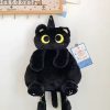Kids Kawaii Plush Cute Soft Big Eyes Cat Toy Backpack Large-capacity Stuffed Animals Bags Boys Girls Toy School Shoulder Bags
