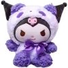 Kawaii 25cm Sanrio Jade Dog Kuromi Dressing Doll Doll Plush Toy Stuffed Animal Patung Dolls Birthday Gift for Girls Kids Boys