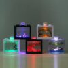 Betta Fish Tank High Transparency Desktop Fish Bowl Small Landscape Fish Tank Fish Aquarium Tank for Living Room Office