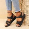 Women Jelly Flats Fashion Slip-On Flats Closed Toe Hollow Out Ballet Flats Lightweight Beach Jelly Shoes for Summer Beach