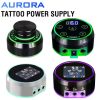 RCA/DC Jack Digital Tattoo Power Supply For Rotary Tattoo Pen LED Wireless Tattoo Machine Battery Tattoo Supplies Long Lasting