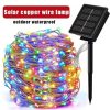 LED Fairy String Lights Waterproof Outdoor Garland Solar Power Holiday Christmas Lamp For Garden Party Tree Decoration