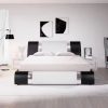 Twin Size Solid Wood Platform Bed Frame, Single Bed with Headboard,  Wood Slat Support Mattress Foundation, White