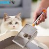 Pet Cleaning Tool Metal Aluminum Alloy Cat Litter Scoop Stainless Steel Durable Handle Pet Poop Shovel